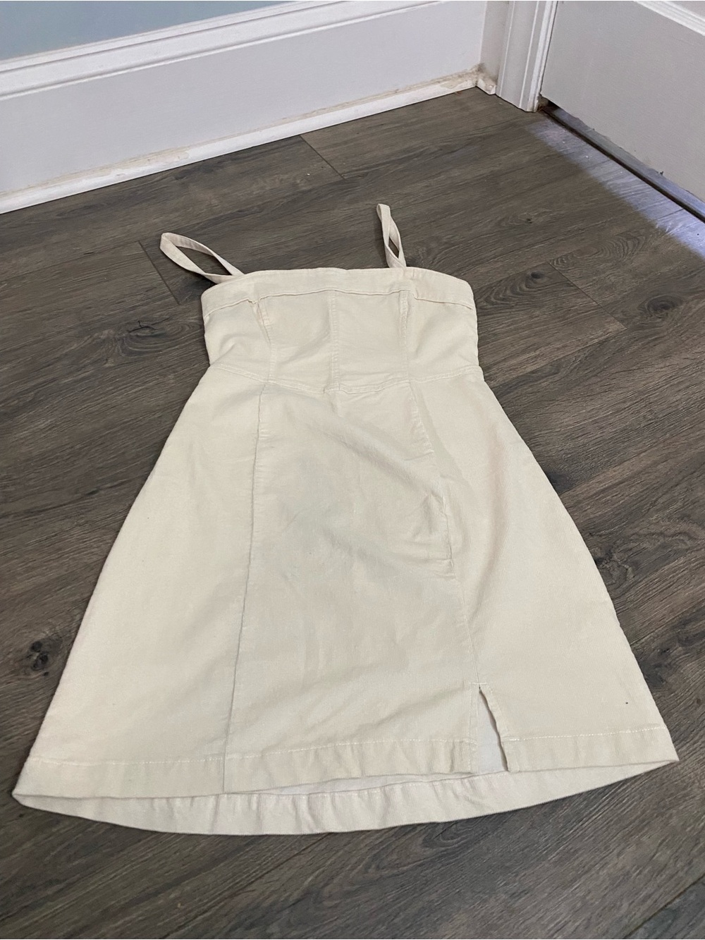 Hollister Cream Spaghetti-Strap Mini Dress